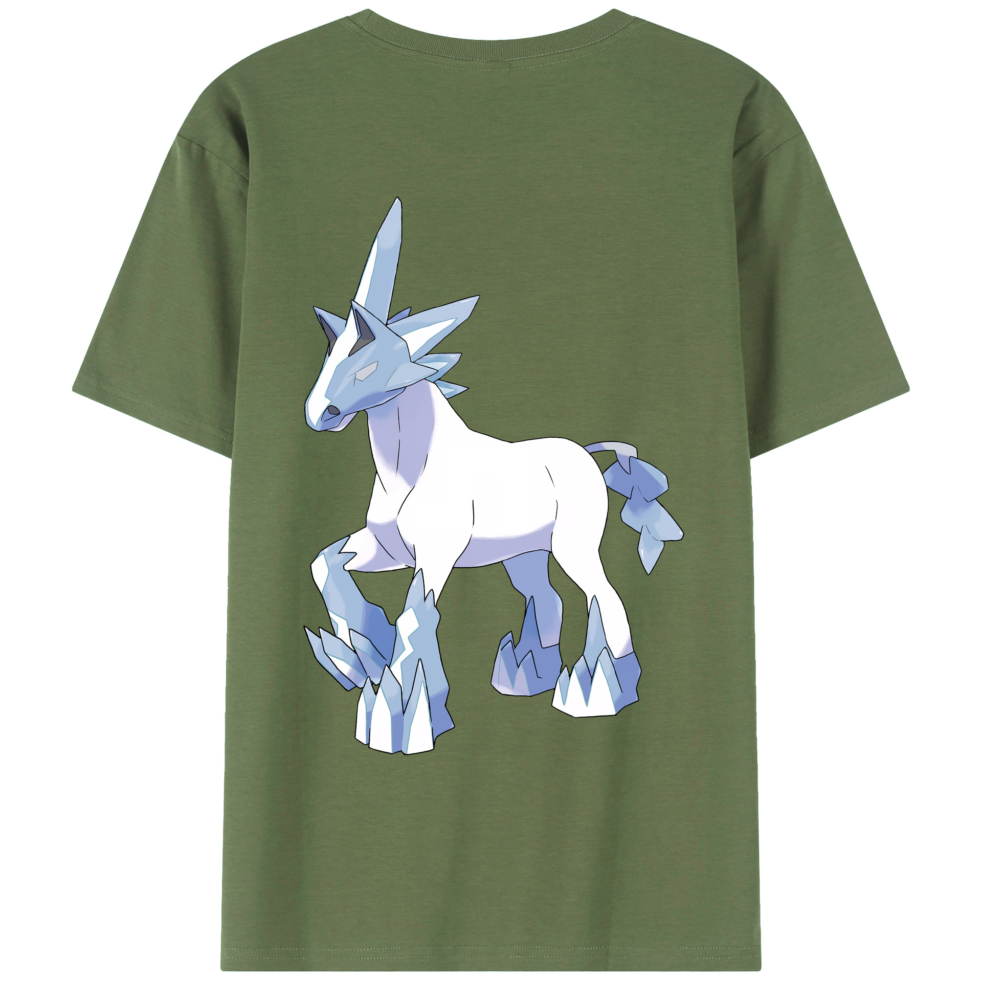 （画像用） ポケットモンスター Pokémon 綿100％ メンズ半袖Tシャツ（バックプリント） 通気性